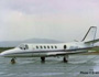 Cessna 550?Citation ZS-LIG in 1988.